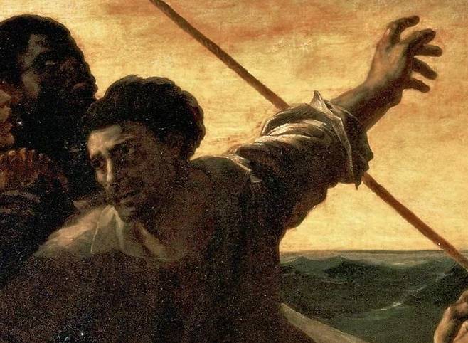 테오도르 제리코, 메두사호의 뗏목(일부), 491x716cm, 1819