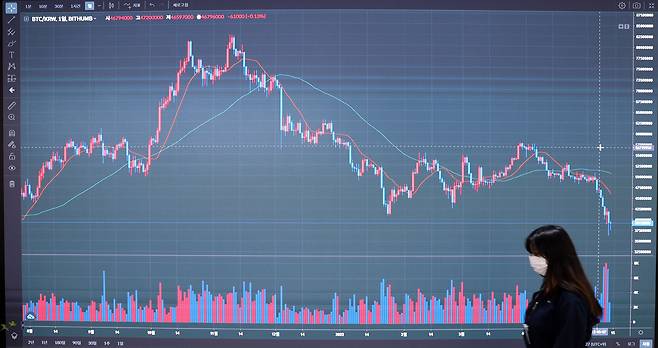 13일 서초구 빗썸 고객센터 모습. /연합뉴스