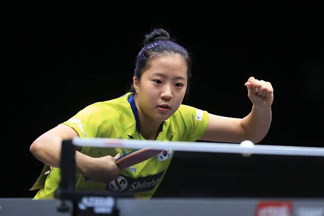 ▲ 신유빈 ⓒ아시아탁구연맹
