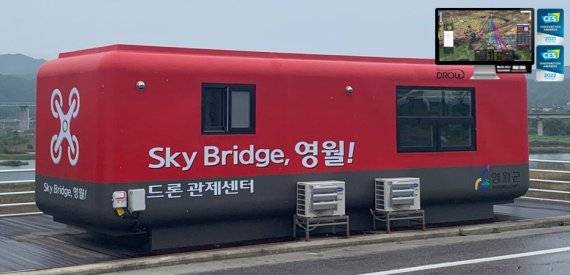 용월 이동식 드론 관제센터. (제공: 코넌그룹)
