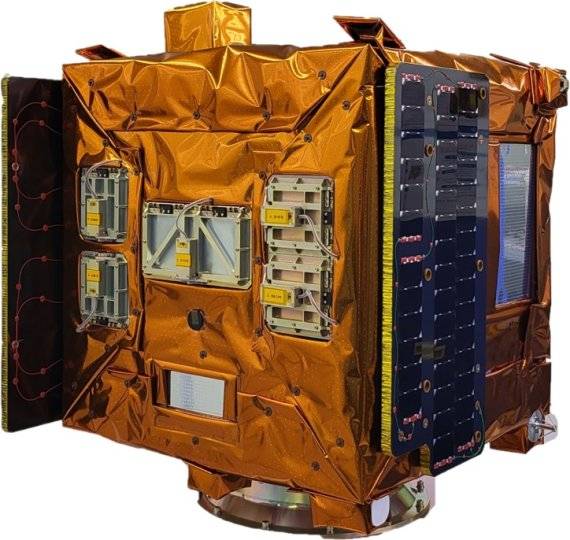 한국형발사체 '누리호'에 실려 6월 15일 2차발사때 우주로 나갈 성능검증위성. 항공우주연구원 제공