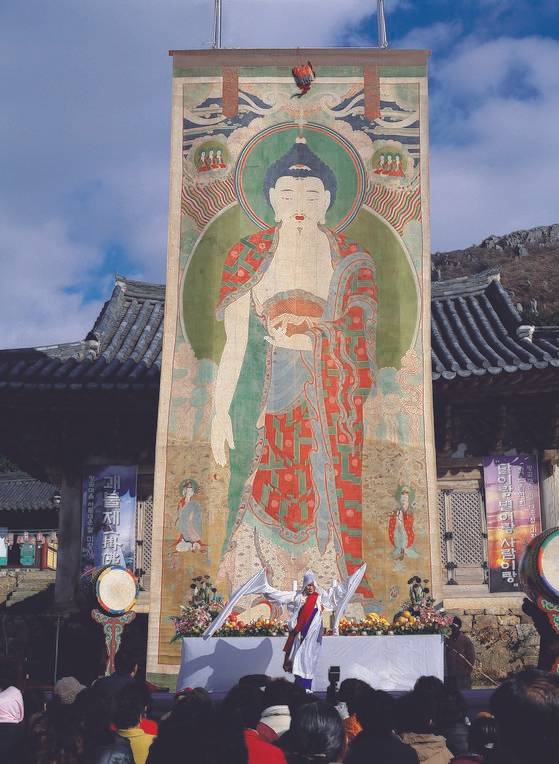 해남 미황사 괘불제. [사진 눌와]