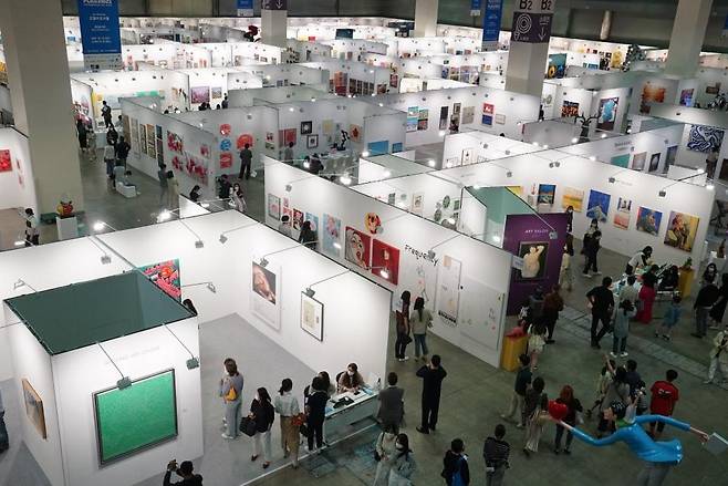 '조형아트서울 2021' 전시장 전경 [조형아트서울 제공. 재판매 및 DB 금지]