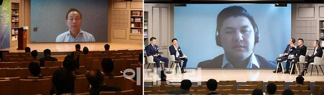 (왼쪽부터)프랭크 린 구글 동북아 투자총괄과 마커스 고 EPMB 매니징 디렉터./ 사진=이데일리 이영훈 기자
