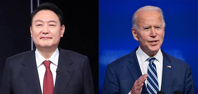 President Yoon Suk-yeol and U.S. President Joe Biden. [Photo by MK DB]