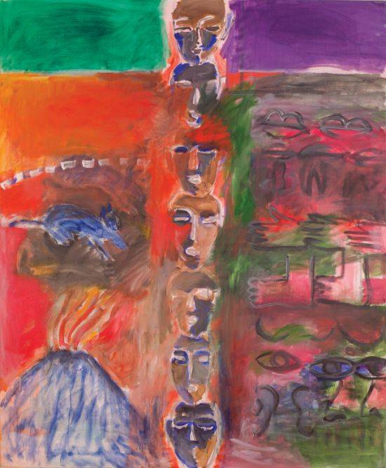 포 킴의 1992년작 '일곱 개의 머리'. 사진제공 = 학고재갤러리