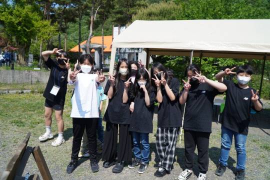 보은세중초 생태탐방체험 모습. 사진=보은교육지원청 제공