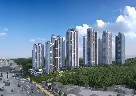 힐스테이트 환호공원 투시도. [사진=현대건설]