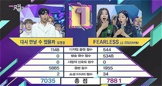 /사진=KBS2 '뮤직뱅크' 방송화면 캡처