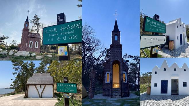 '12사도 순례길'에 조성된 예수님의 12제자 이름을 딴 아담한 예배당
