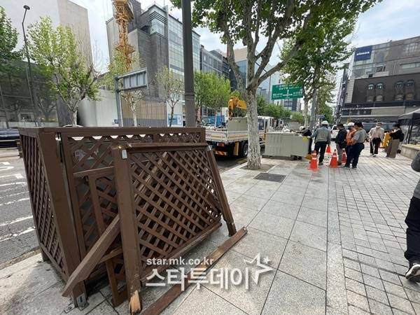 김새론 사고 현장. 사진ㅣ스타투데이DB