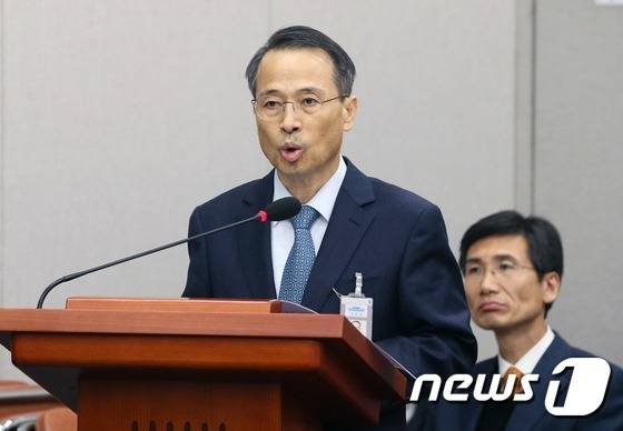 김규현 국가정보원장 후보자. 사진은 박근혜 정부 당시 청와대 외교안보수석을 지낸 김 후보자의 모습. 2016.11.2/뉴스1 © News1 송원영 기자