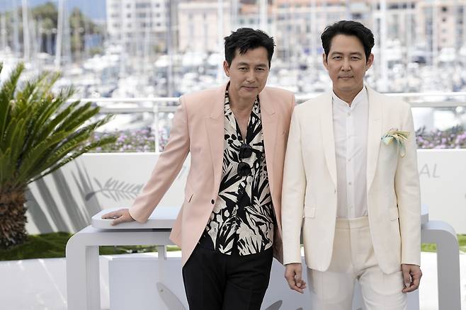 배우 정우성·감독 겸 배우 이정재 ⓒAP