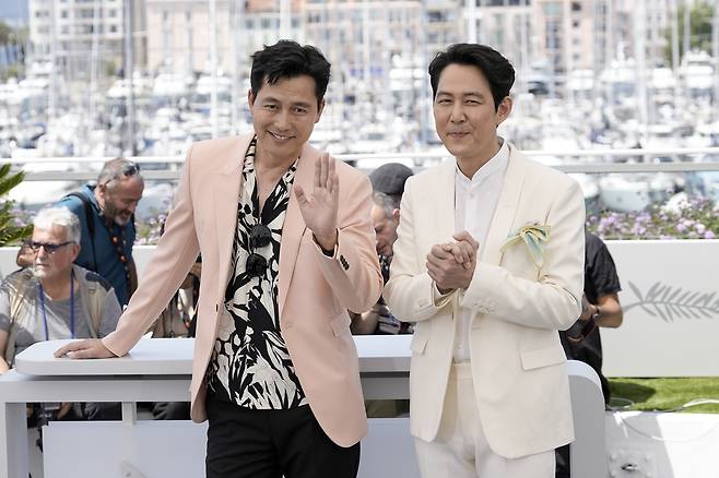 배우 정우성·감독 겸 배우 이정재 ⓒAP