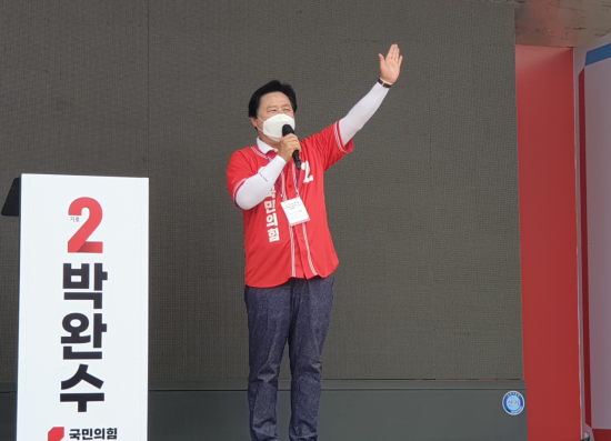 강기윤 국민의힘 공동선대위원장. / 이세령 기자 ryeong@