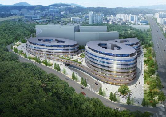 대전 유성구 도룡동 대덕공동관리아파트 부지에 추진 중인 '대덕특구 오픈 사이언스 큐브(OSC)' 조감도. 사진=국가과학기술연구회 제공