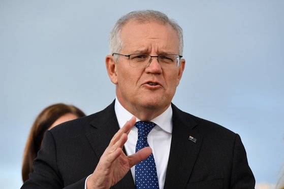 스콧 모리슨 호주 총리. [EPA=연합뉴스]