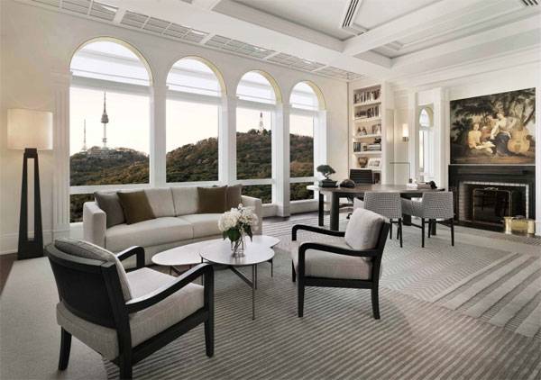 그랜드 하얏트 서울의 프레지덴셜 스위트 객실 내부. [사진 제공 = 그랜드 하얏트 서울]