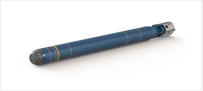 중어뢰-II 사업으로 개발된 범상어 중어뢰. 출처 LIG넥스원