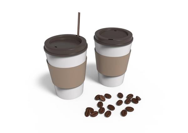 카페에서 자주 사용하는 일회용컵. 게티이미지뱅크