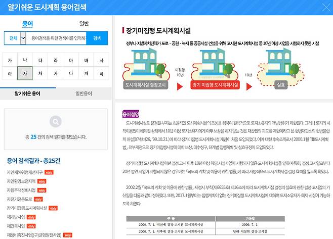 서울도시계획포털 내 검색창 [서울시 제공]