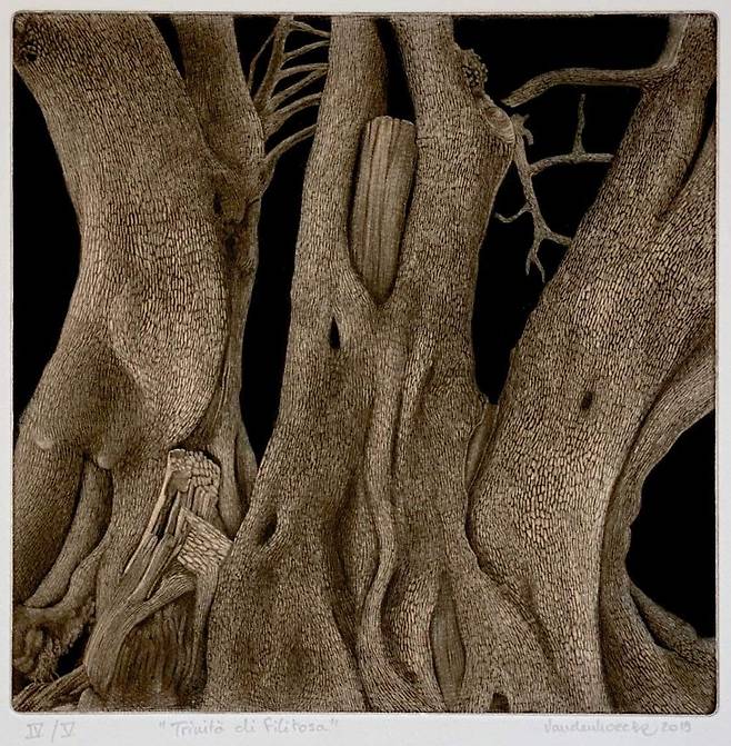 삼위일체, 채색 동판, 20×20cm, 2019