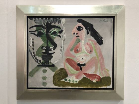 “Tête d'homme et nu assis” (1964) by Pablo Picasso [SHIN MIN-HEE]