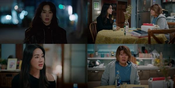 ‘우리들의 블루스’ 엄정화와 이정은이 갈등을 겪으면서 안방극장을 몰입시켰다. tvN 제공