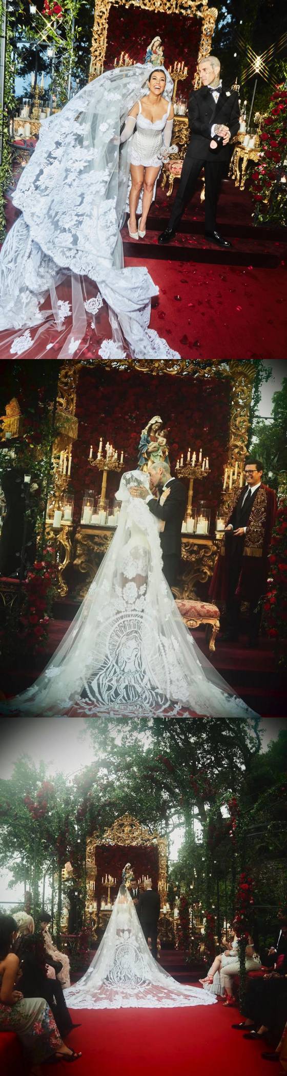 코트니 카다시안, 트래비스 바커 / 사진=코트니 카다시안 인스타그램