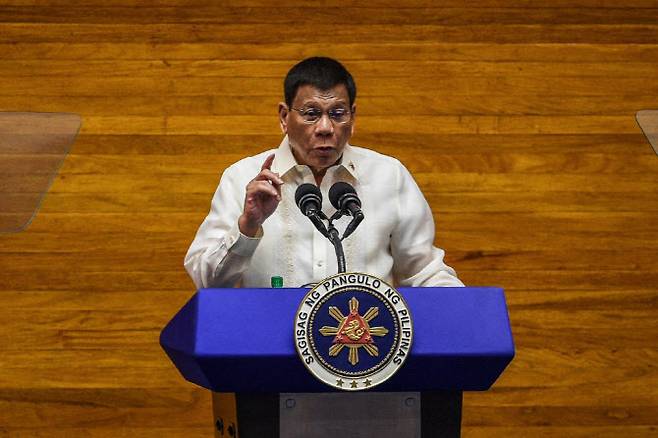 로드리고 두테르테 필리핀 대통령(사진=AFP)