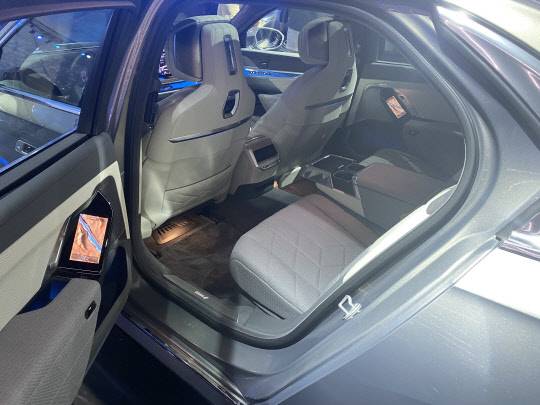 BMW 7i 실내. <이상현 기자>