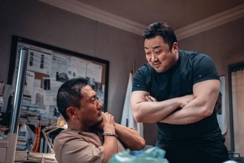 A scene from “The Roundup” directed by Lee Sang-yong (ABO Entertainment)