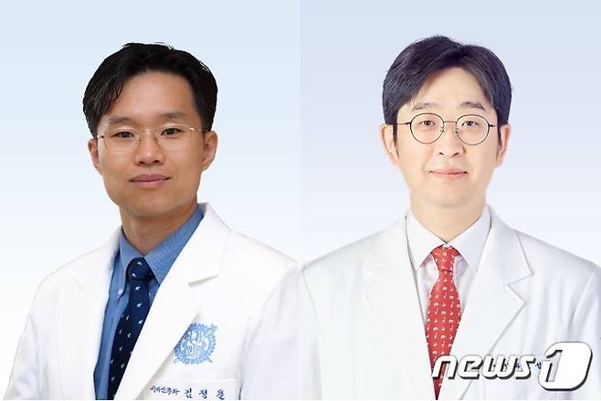 분당서울대병원 이비인후과 김정훈 교수(왼쪽), 조성우 교수.(병원측 제공) © News1