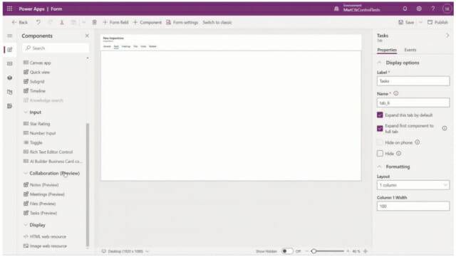 파워 앱스 '콜라보레이션 컨트롤즈'