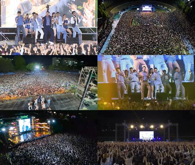 싸이의 대학축제 무대 영상