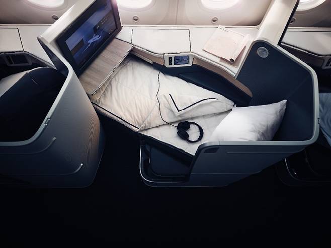 에어캐나다의 시그니처 클래스 모습.