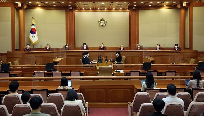 헌법재판소 대심판정. /뉴스1