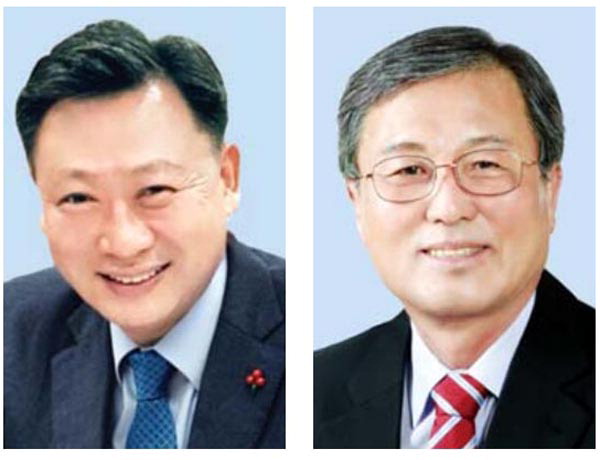 민주 김철훈(왼쪽), 국힘 김기재