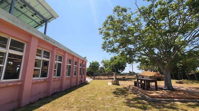 A view of the Murung Farm and its office, located in Mureung-ri, Seogwipo, Jeju Island. (Kim Hae-yeon/ The Korea Herald)