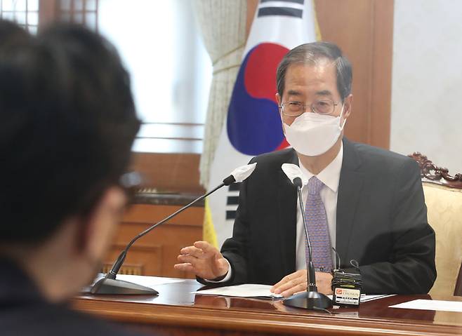 한덕수 국무총리. 뉴시스