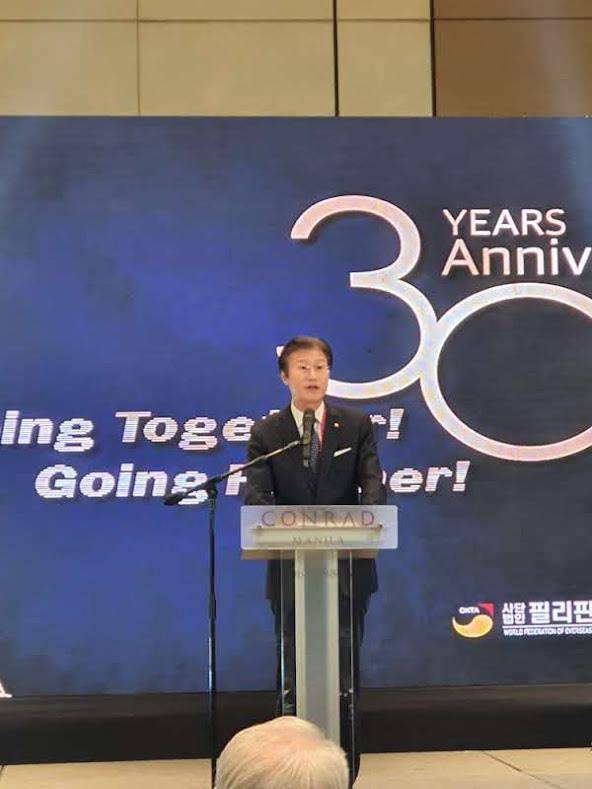 개회사 하는 천주환 필리핀 마닐라 지회장 [왕길환 촬영]