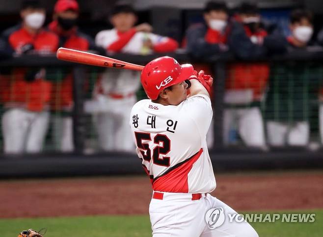 KIA 타이거즈 젊은 거포 황대인 [연합뉴스 자료사진]