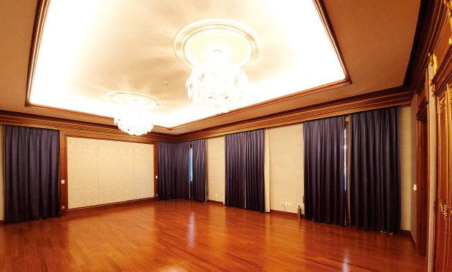 264㎡(80평) 규모로 알려진 관저 침실. [동아DB]