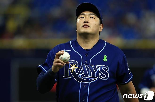 탬파베이 최지만. © AFP=뉴스1