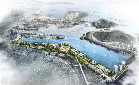 인천 내항 1·8부두 항만재개발 사업 조감도.