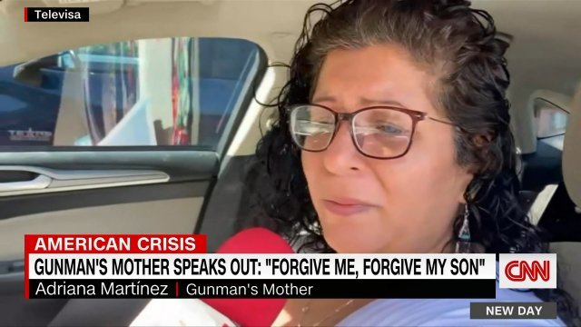 미국 텍사스 총격범 샐버도어 라모스의 엄마 에이드리아나 마티네즈. CNN 방송화면 캡처