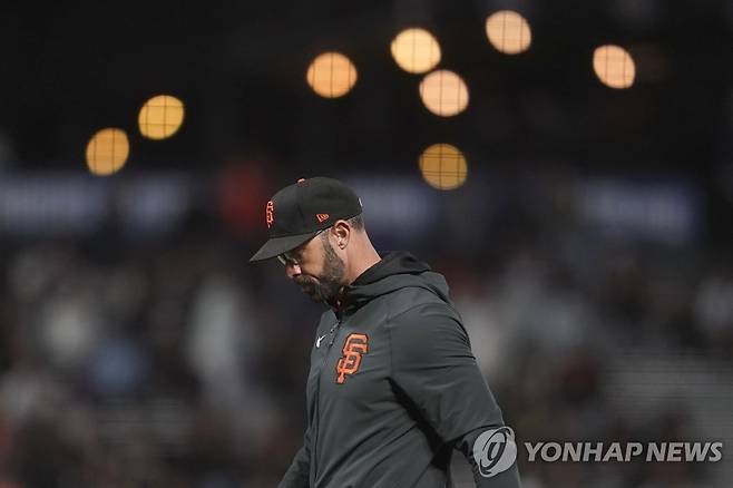 게이브 캐플러 샌프란시스코 감독 [AP=연합뉴스 자료사진]