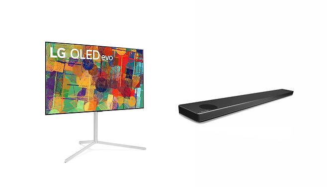 LG 올레드 에보, LG 사운드바./ LG전자 제공