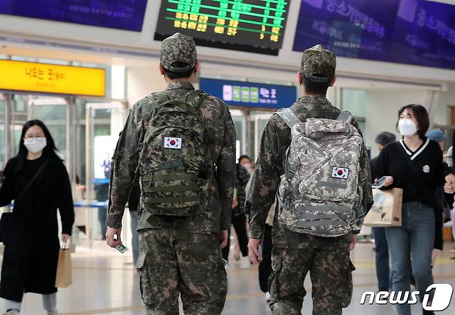 군 장병. 2022.4.30/뉴스1 © News1 박세연 기자