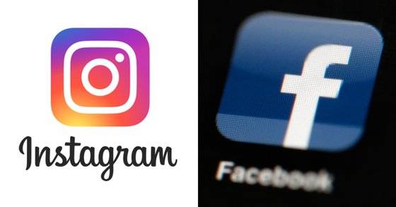 인스타그램, 페이스북 로고. [AP=연합뉴스]